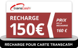 Recharge pour care Transcash 150€