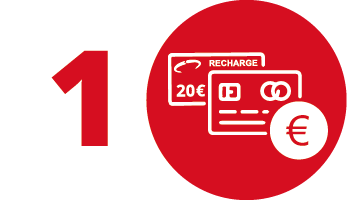 Etape 1 : J'achète la recharge