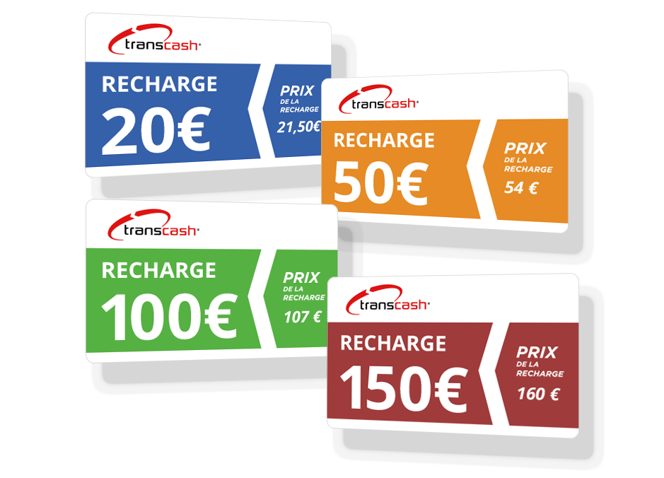 Visuel Coupons de Recharge Transcash - bannière